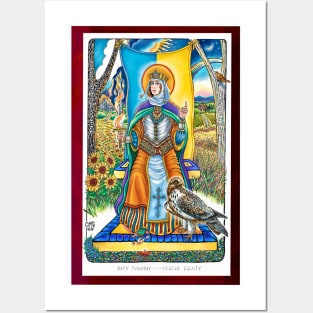 Ukrainian Queen, ( wine border) Posters and Art